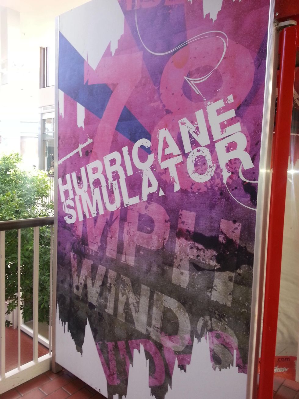 Hurricane simulator Highland Mall