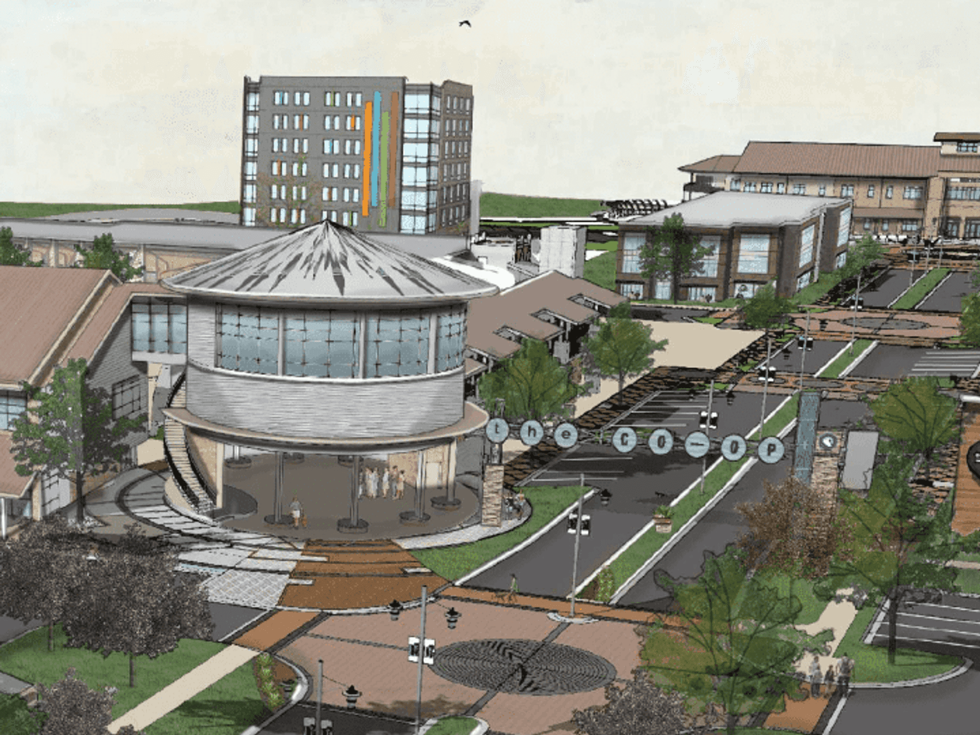 Hutto Co-Op district rendering