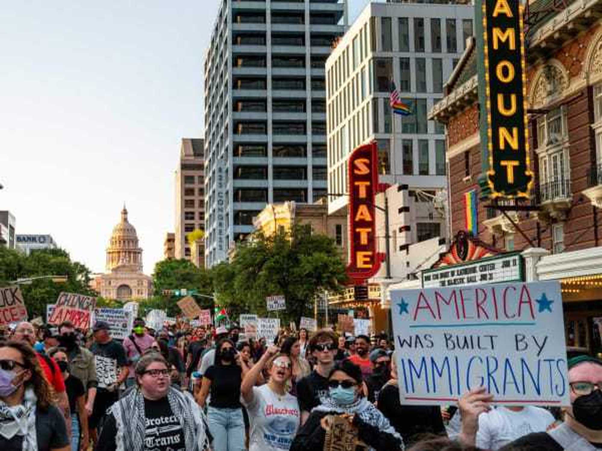ICE out of Austin demonstration