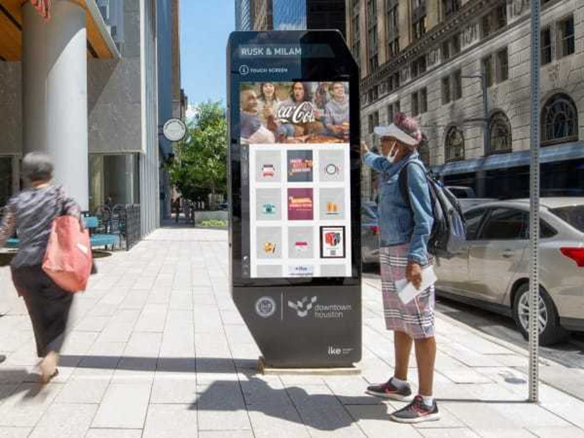 IKE Smart City Houston kiosk