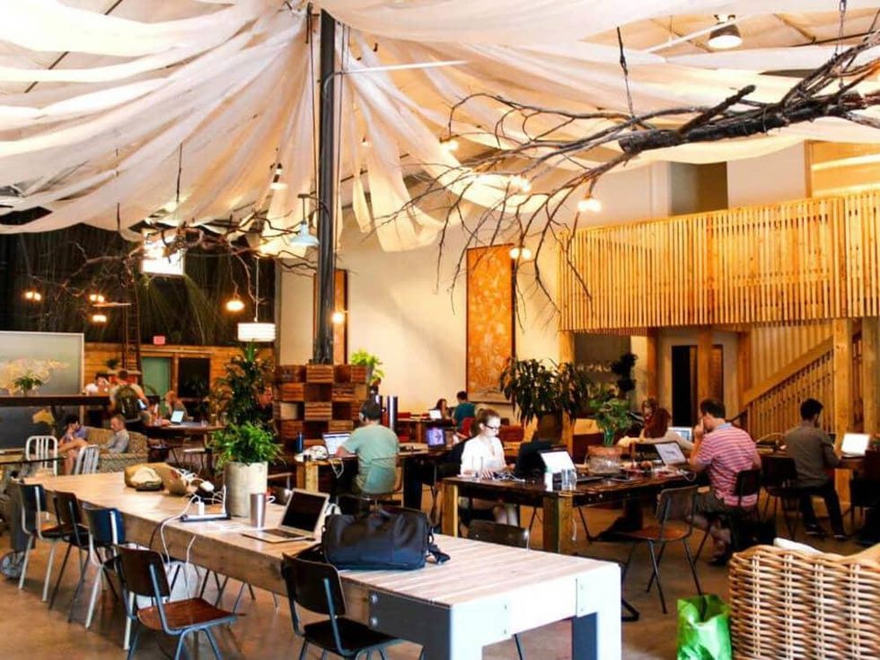 Impact Hub at Vuka Monroe Austin coworking office