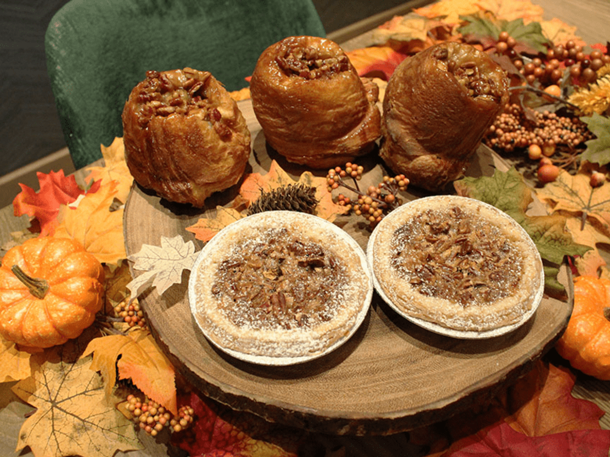 Indulge yourself at Caroline's Thanksgiving service.