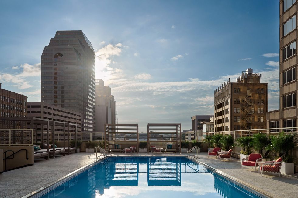 InterContinental San Antonio Riverwalk Hotel rooftop pool
