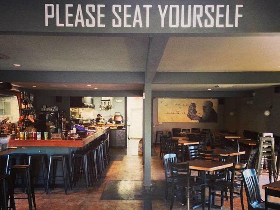 interior dining space for The Hightower