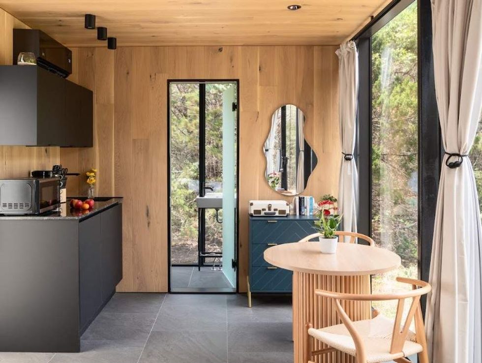 Interior kitchen area