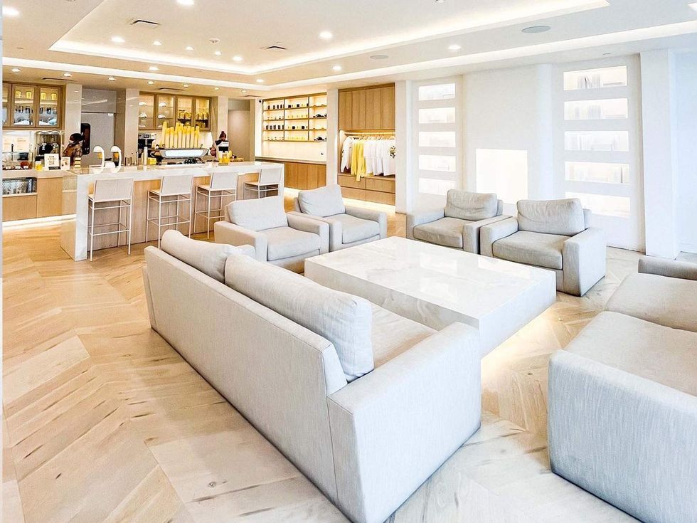 Interior of La La Land Kind Cafe's Lovers Lane location in Dallas.