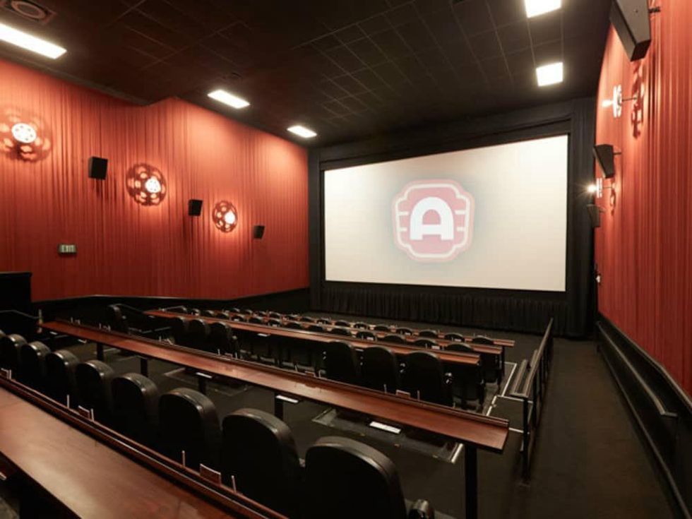interior theater at Alamo Drafthouse south lamar