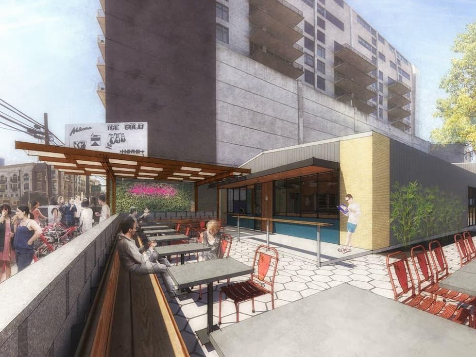 Irene's restaurant downtown Austin ELM Restaurant Group rendering