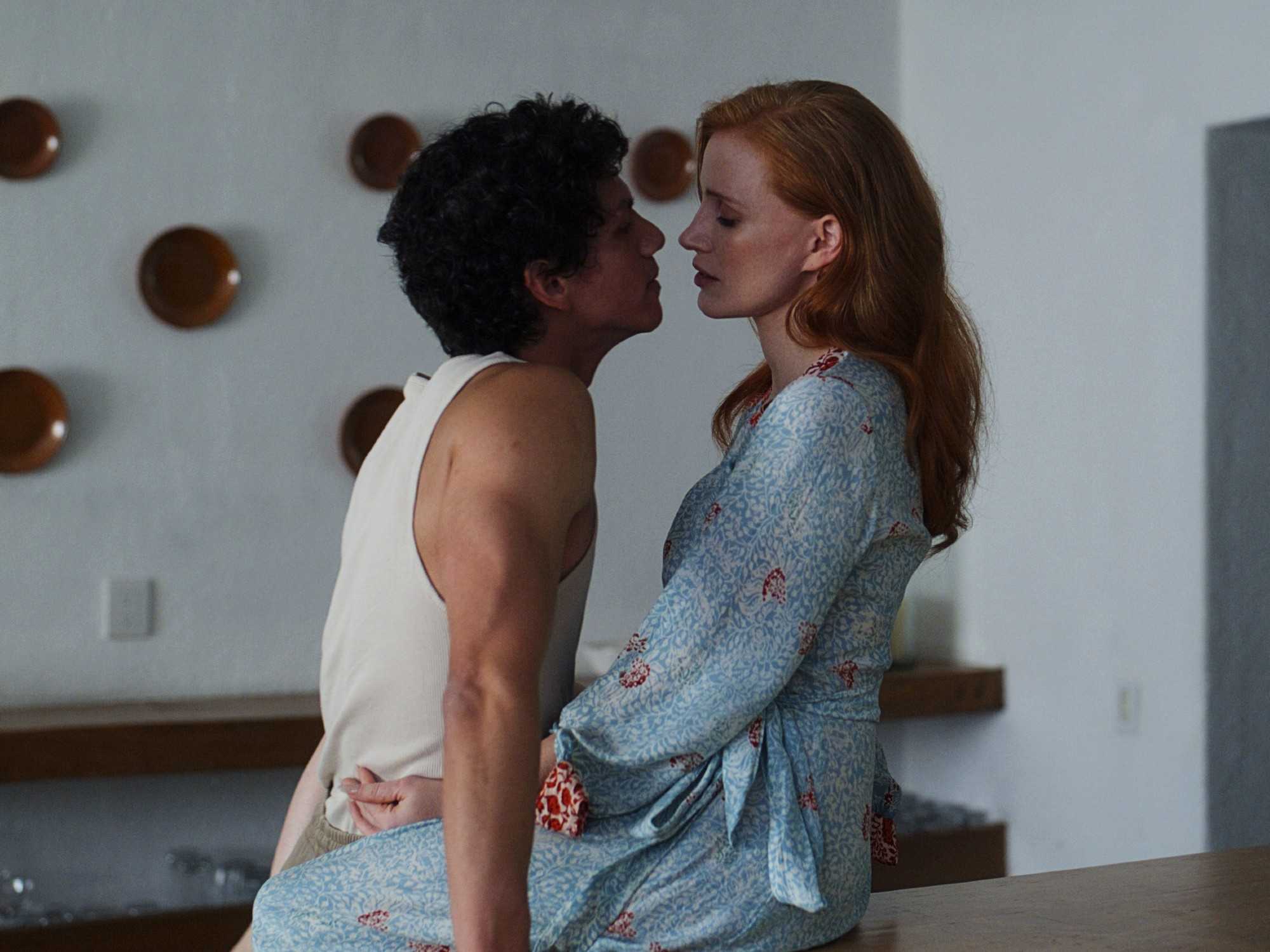 Isaac Hernández and Jessica Chastain in Dreams