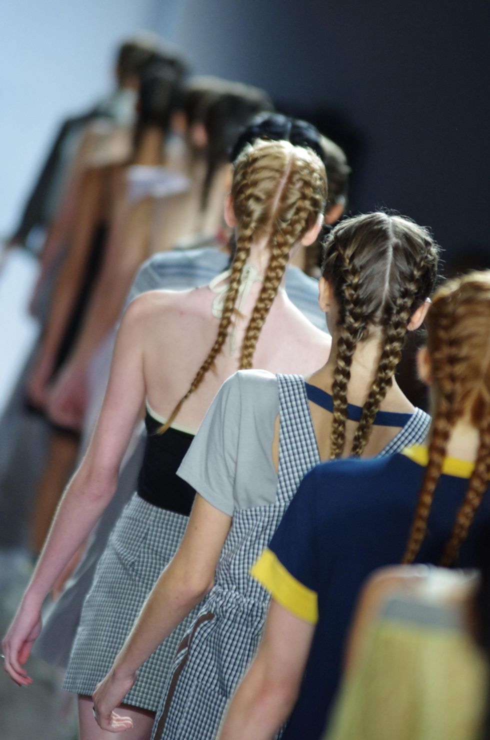 Isabella Rose Taylor models in pigtails