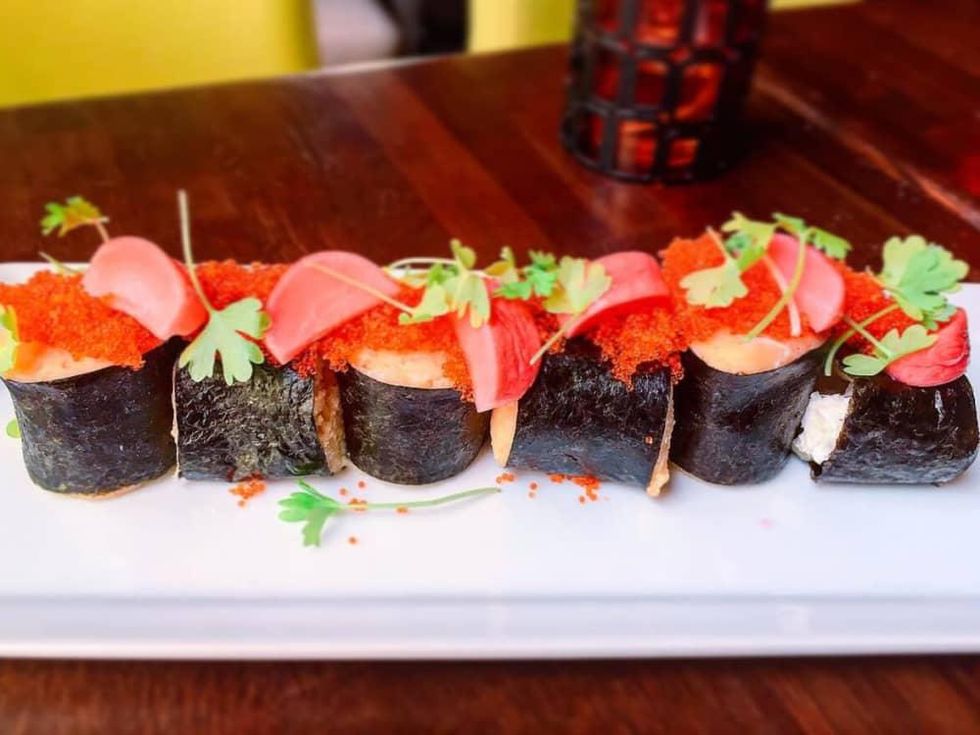 Isla restaurant bar Austin make causa sushi