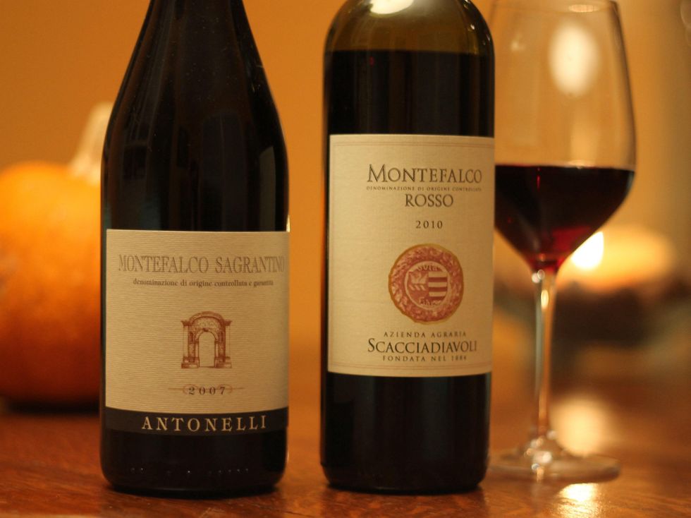 Italian red wine thanksgiving