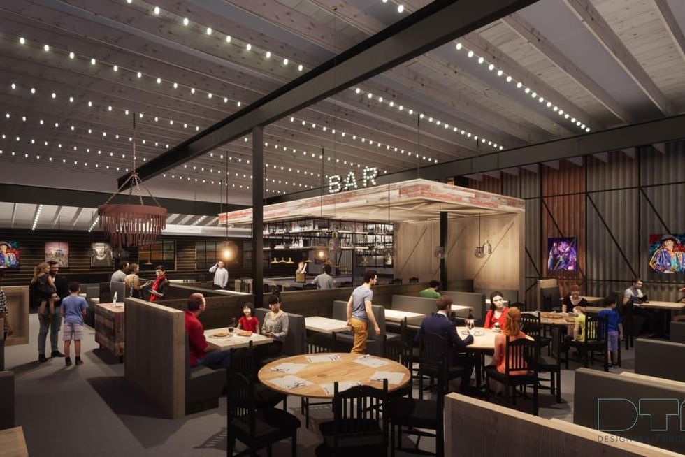 Jack Allen's Kitchen Cedar Park bar rendering