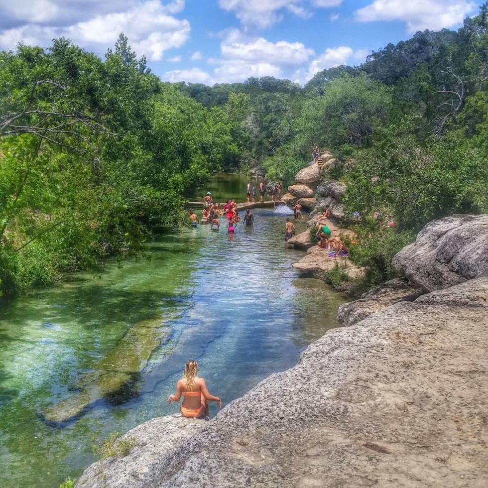 The semi-secret alternative to Barton Springs, Deep Eddy Pool is also  spring-fed. #TrueAustin