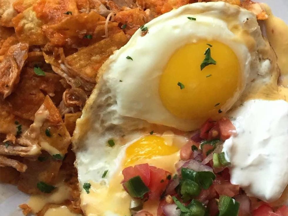 Jacoby's brunch - duck confit migas