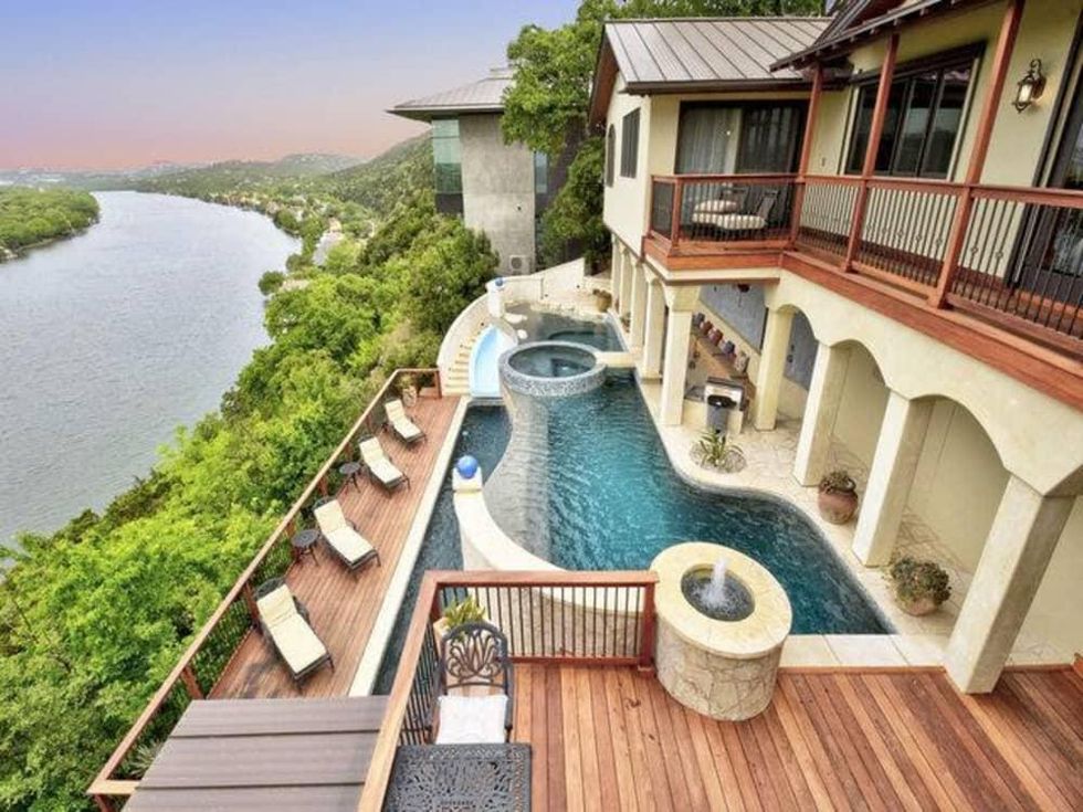 James Michener house Mount Bonnell