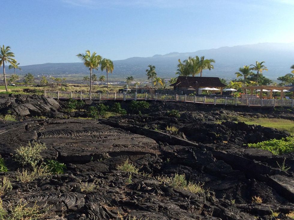 Jane Howze Postcard from the Big Island Hawaii December 2013 The topography is striking