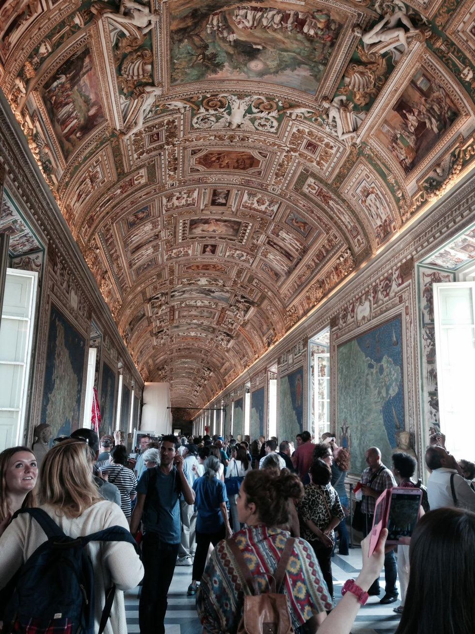 Jane Howze trip to Rome September 2014 Room of maps
