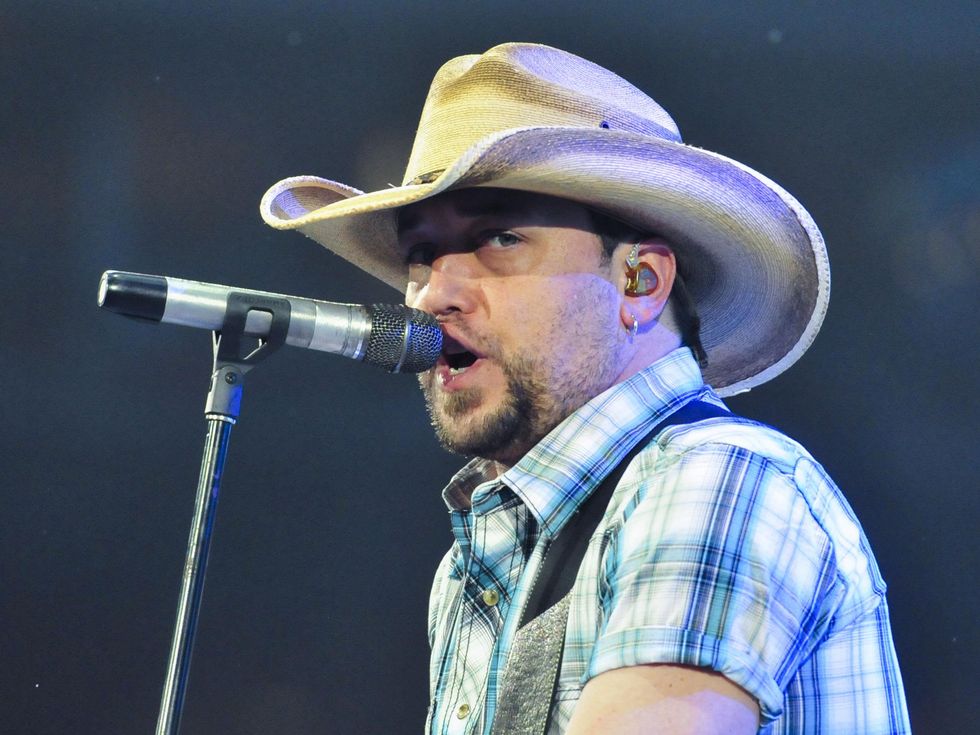 Jason Aldean at Houston rodeo concert March 2014
