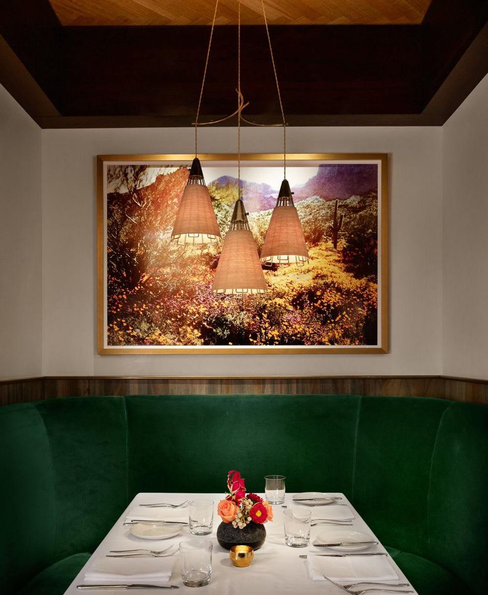 Jeffrey's closeup table