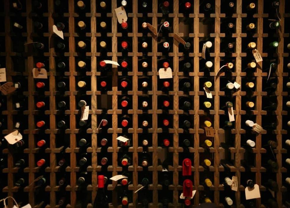 Jeffrey's wine collection