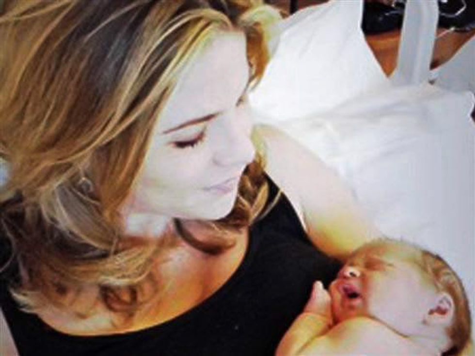 Jenna Bush Hager with baby Mila