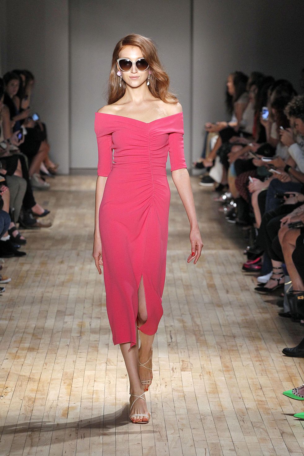 Jenny Packham spring 2015 collection mauve dress