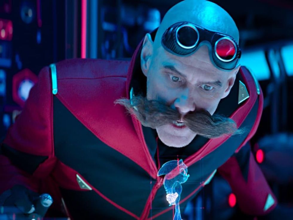 Jim Carrey in Sonic the Hedgehog 2
