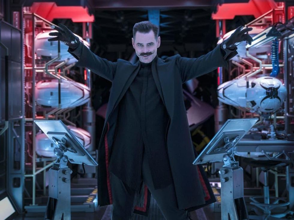 Jim Carrey in Sonic the Hedgehog