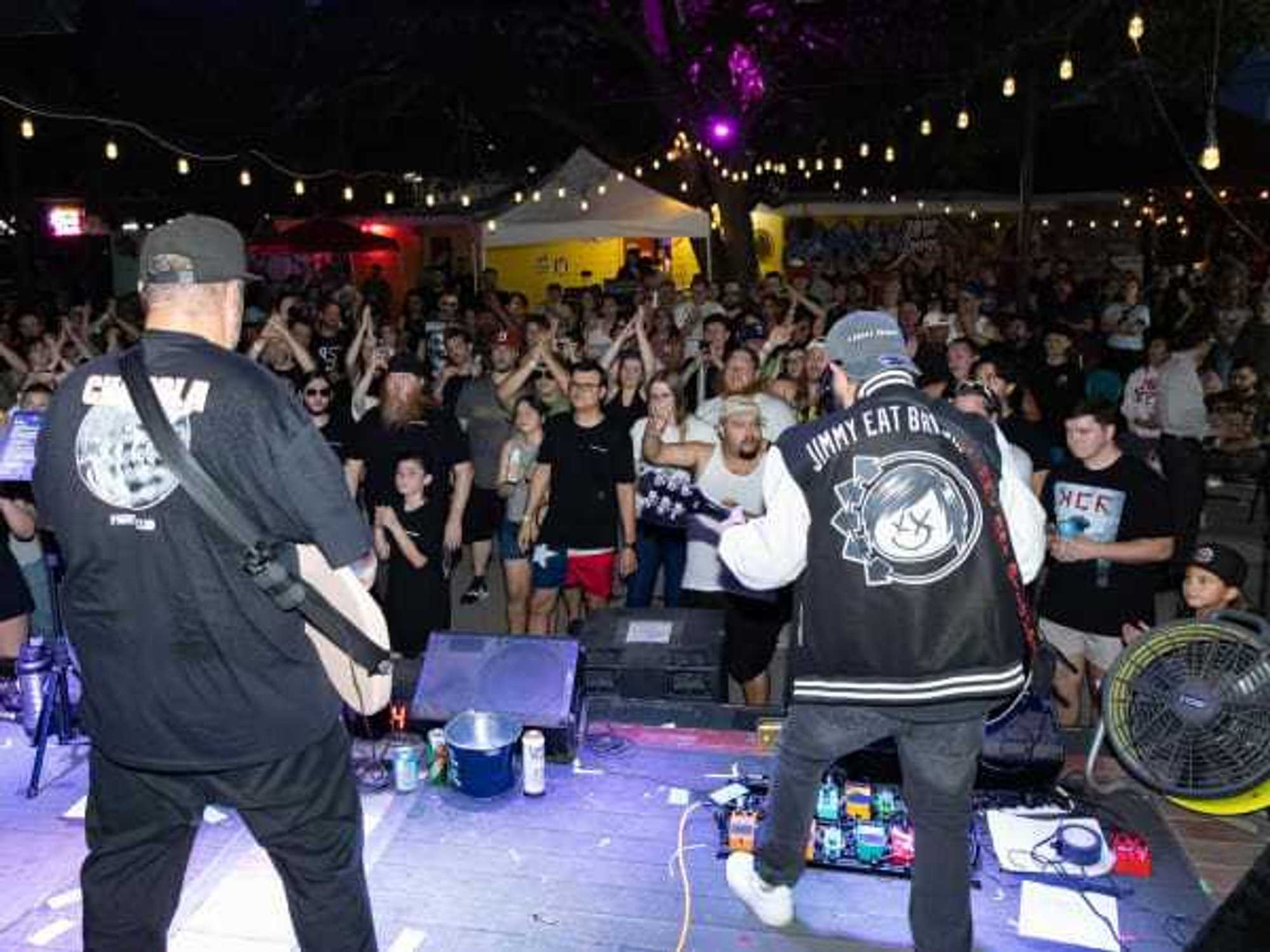 Jimmy Eat Brisket onstage