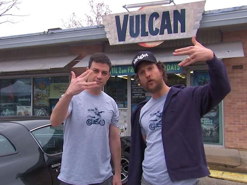 Jimmy Kimmel and Matthew McConaughey Vulcan Video commercial