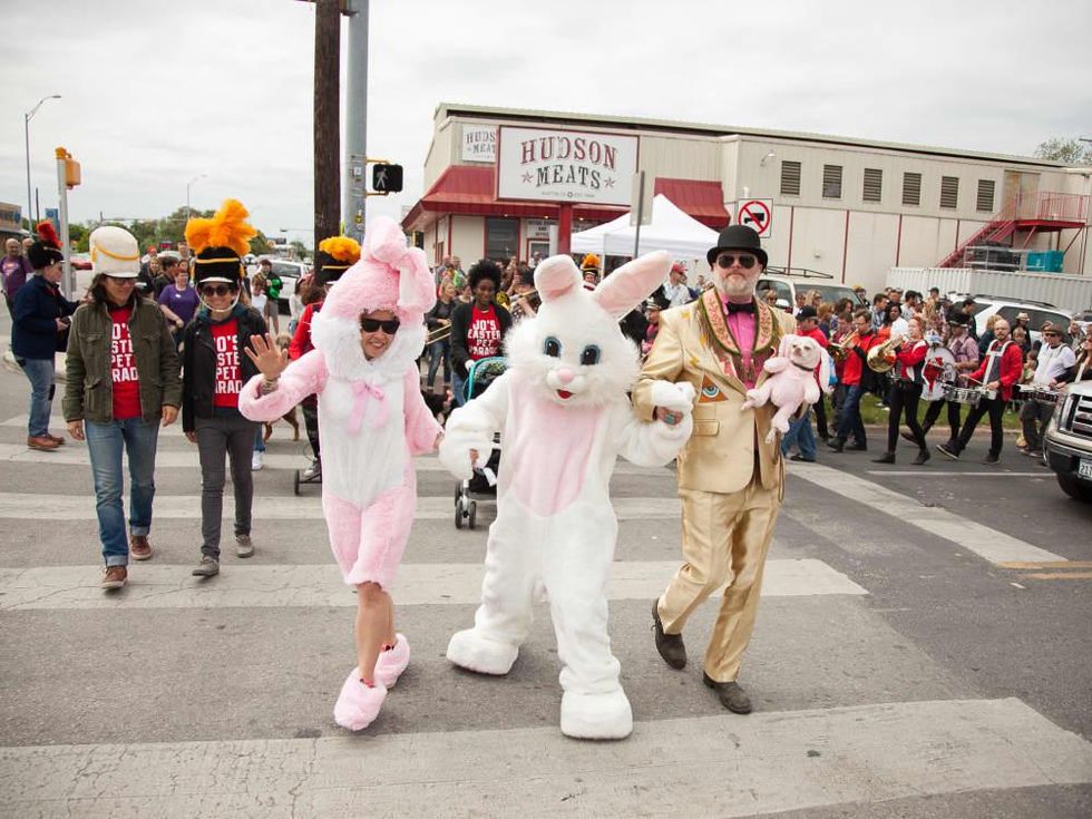 Jo's 16th Annual Pet Parade in Austin Crowd