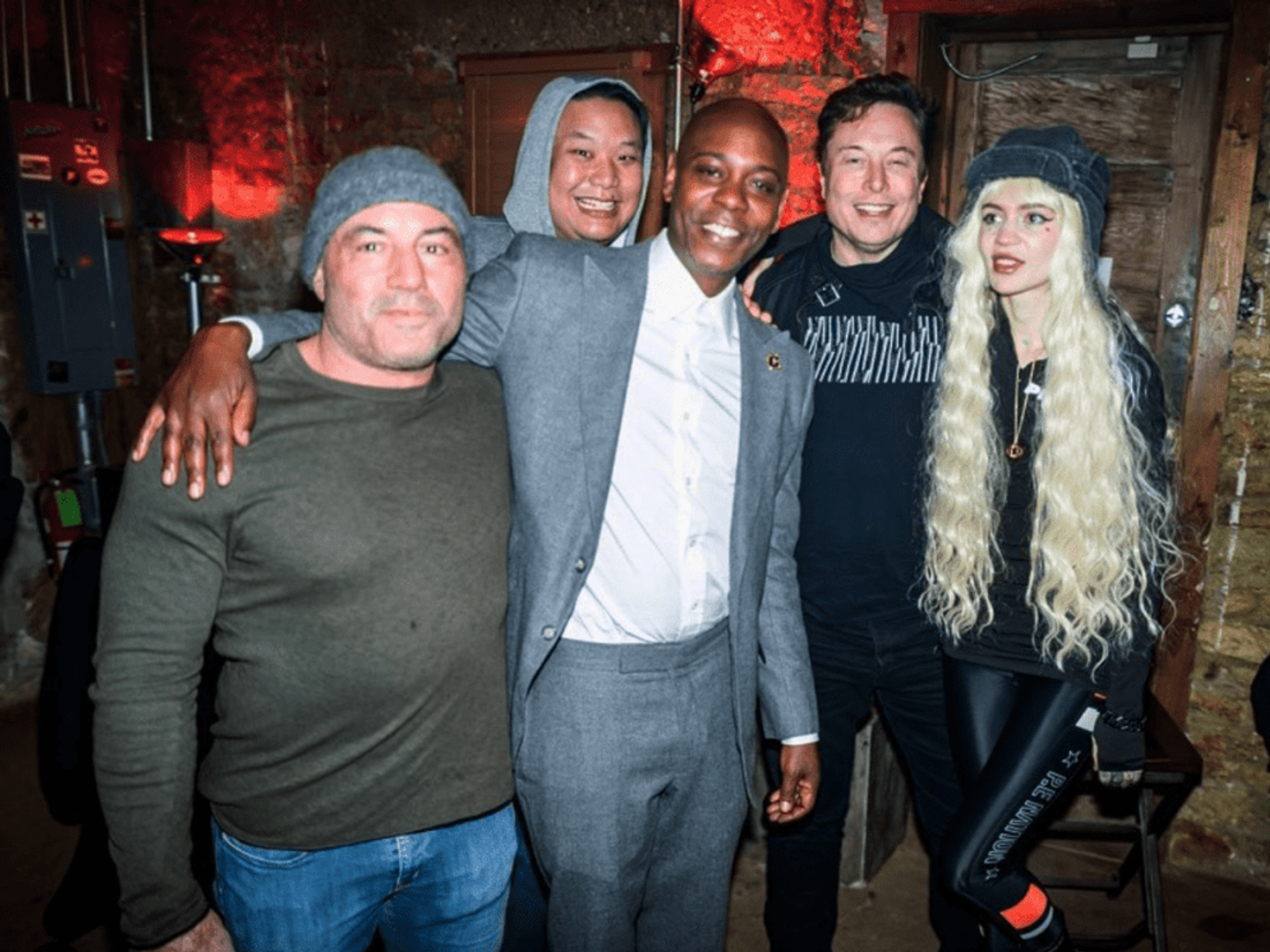 Joe Rogan Dave Chappelle Elon Musk Grims