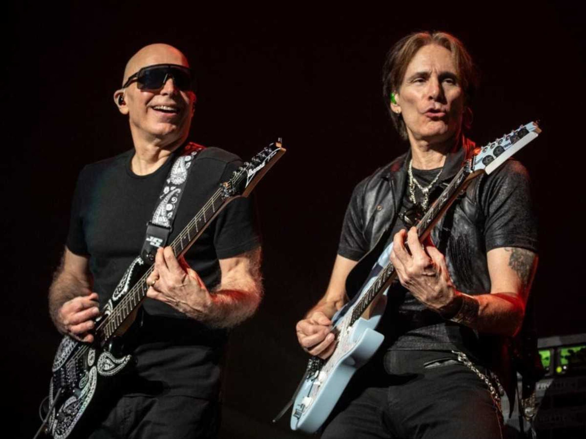 Joe Satriani and Steve Vai