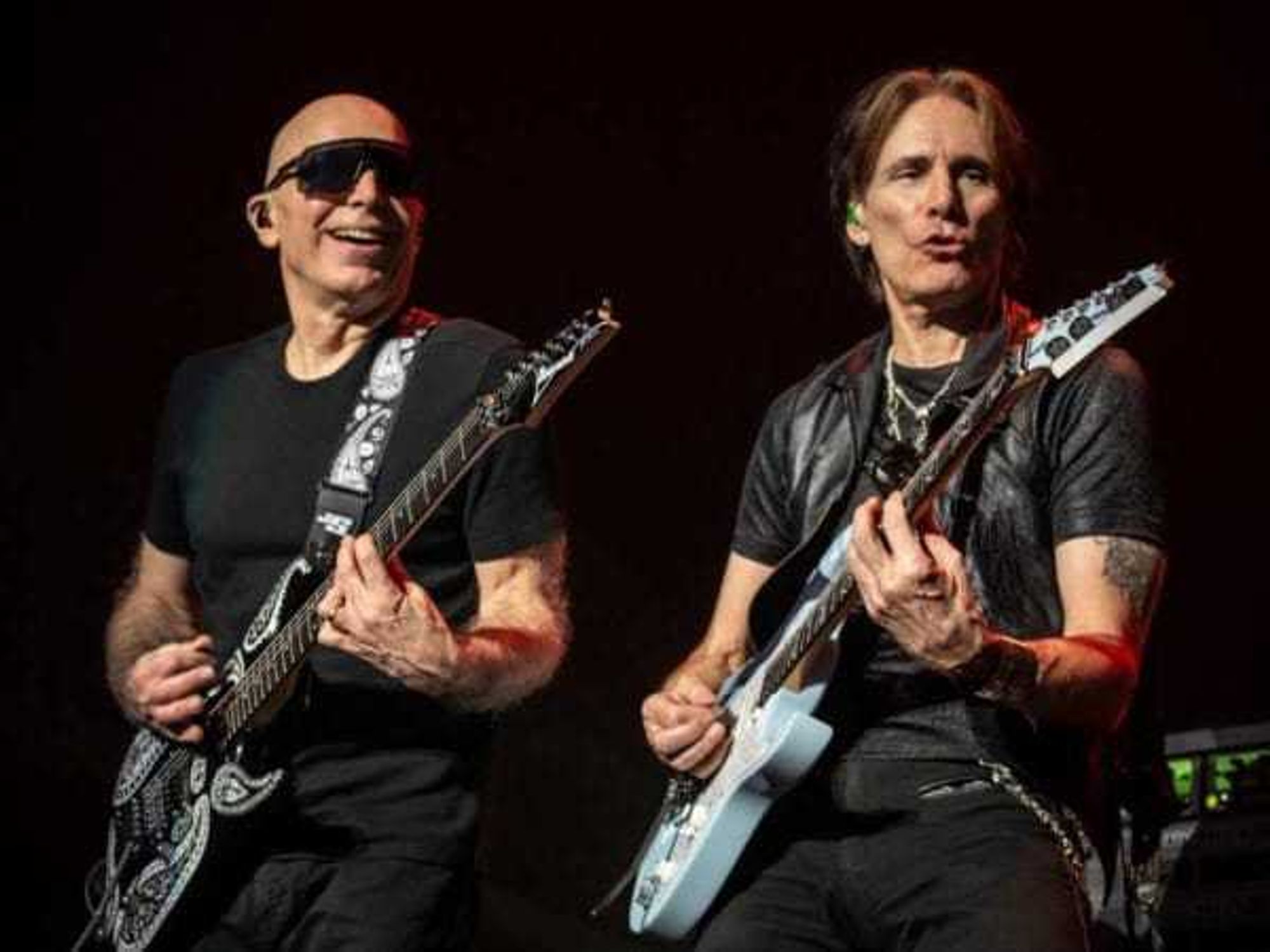 Joe Satriani and Steve Vai