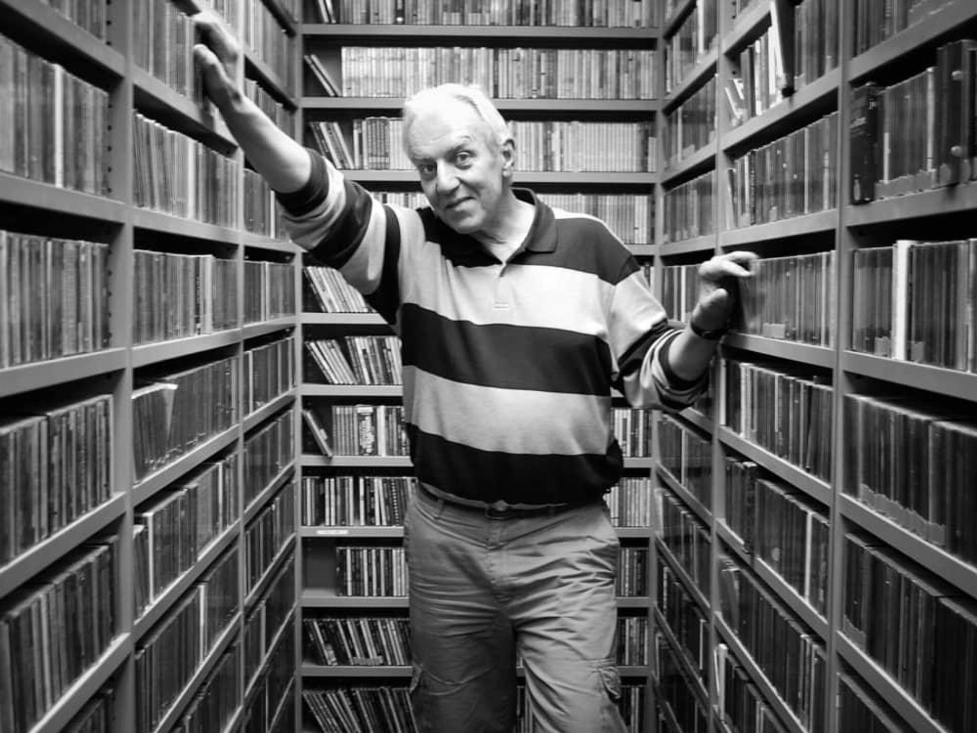 John Aielli radio DJ KUT CD music library