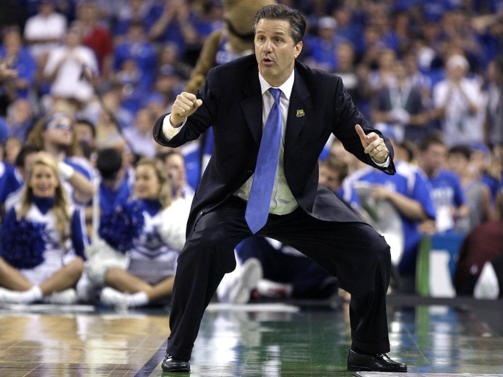 John Calipari on sideline