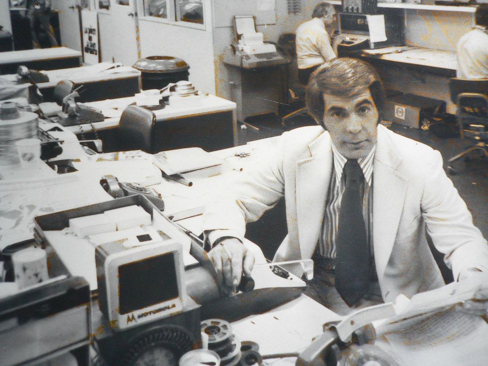 John Hambrick former KHOU anchor in newsroom