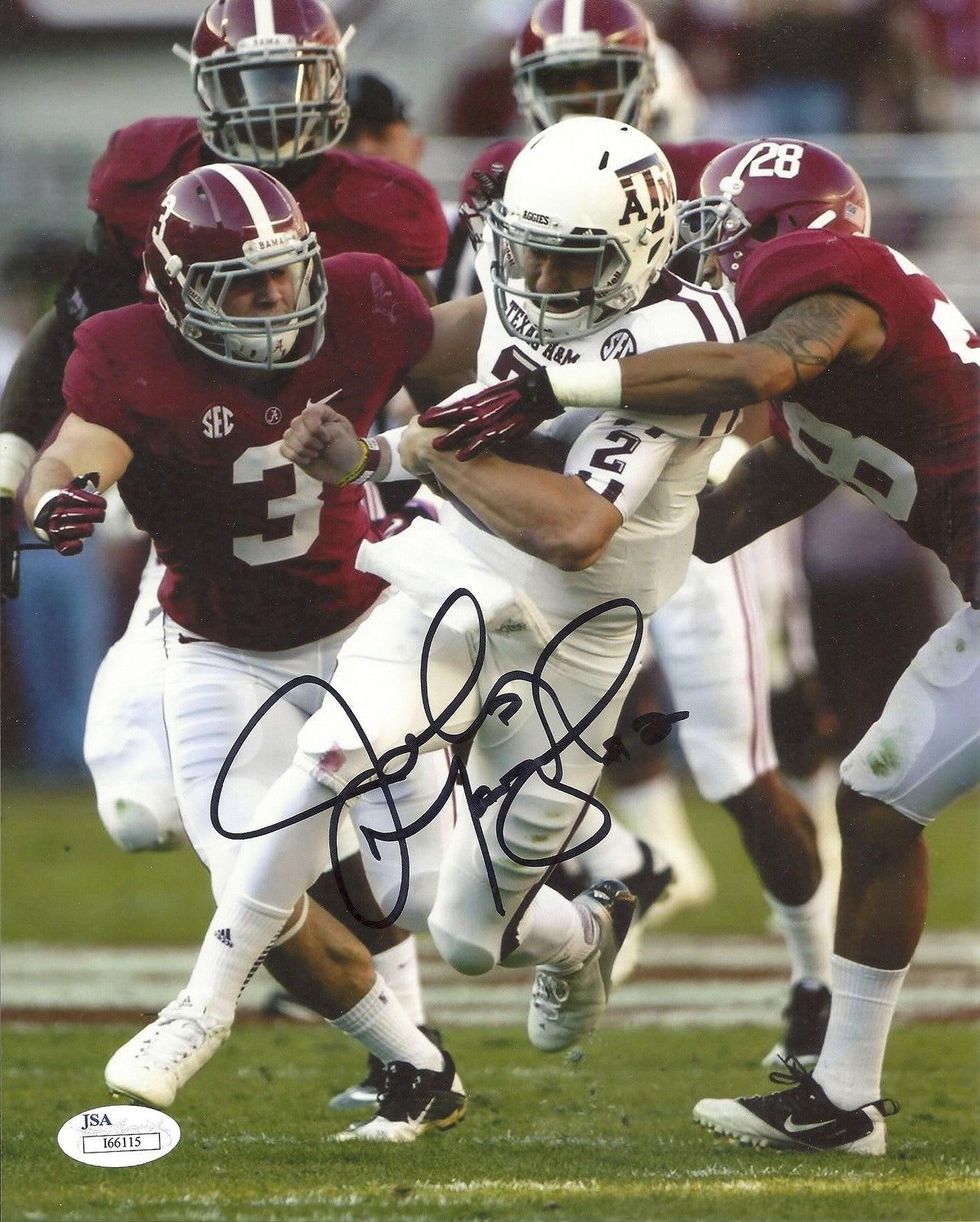Johnny Manziel autograph