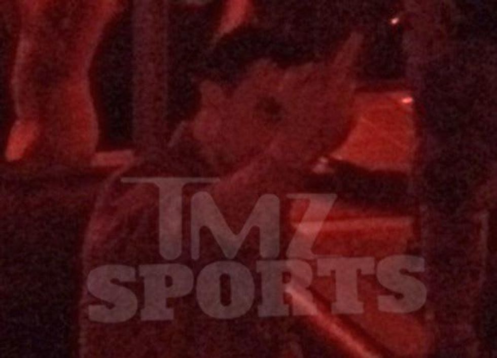 Johnny Manziel finger Houston nightclub Jan 2015