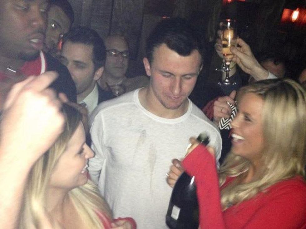 Johnny Manziel, partying, January 2013