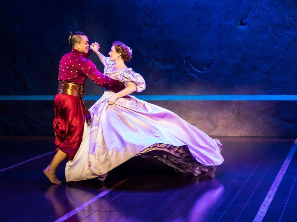 Jose Llana and Laura Michelle Kelly in The King and I