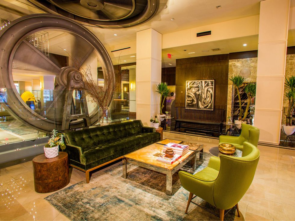 Joule hotel lobby