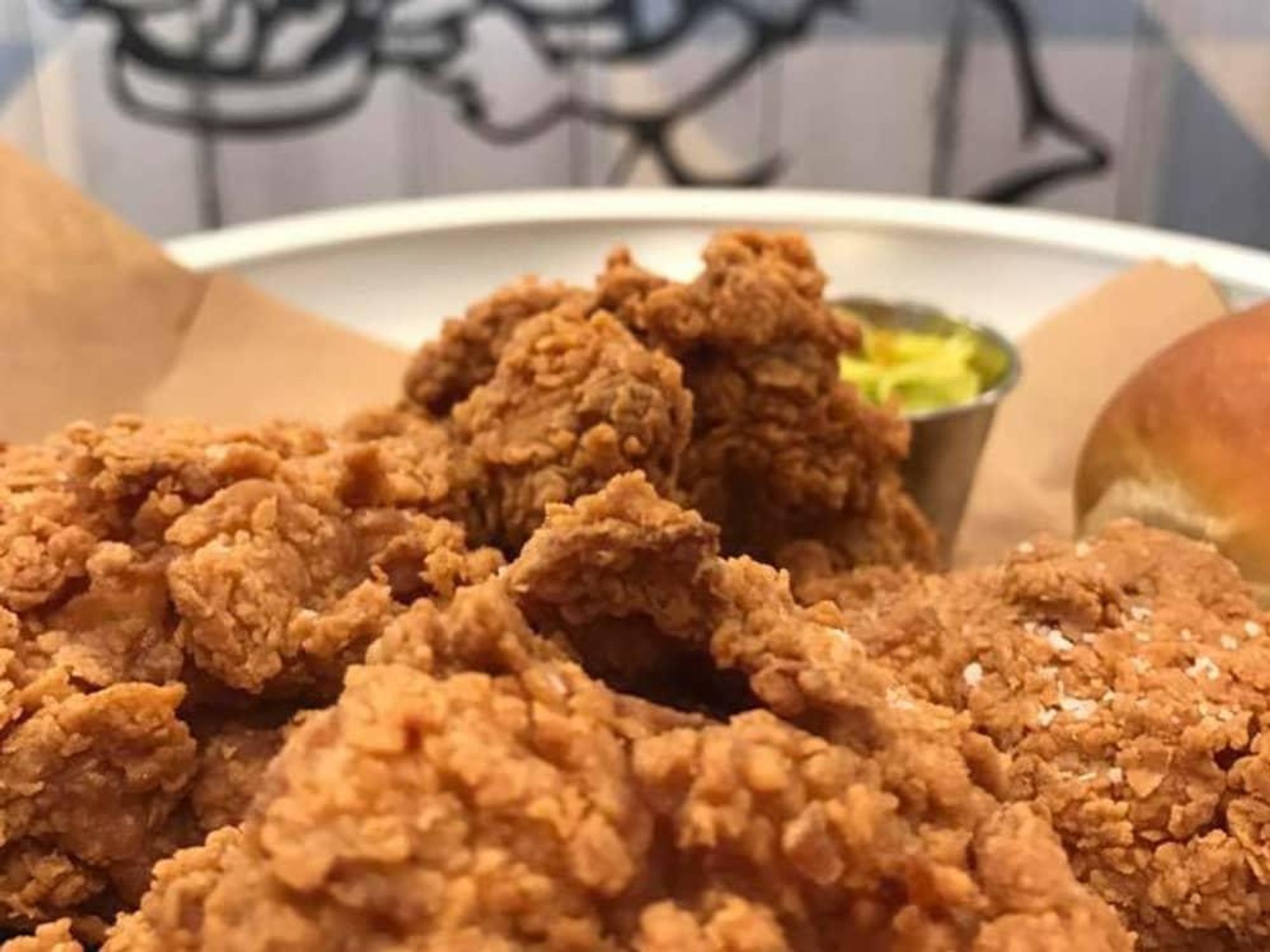 JT Youngblood's fried chicken