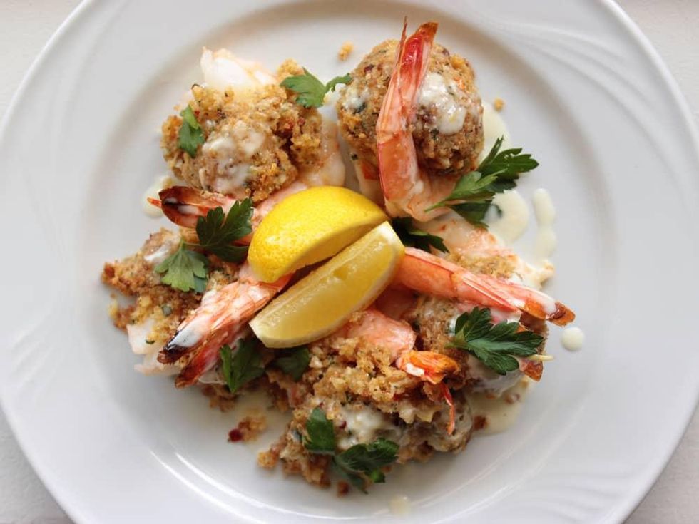 Juliet Italian Kitchen stuffed shrimp oreganata