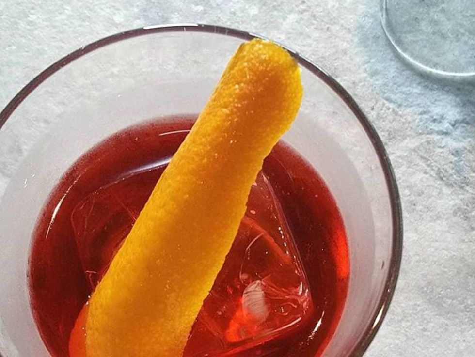 Juniper Negroni Week cocktail