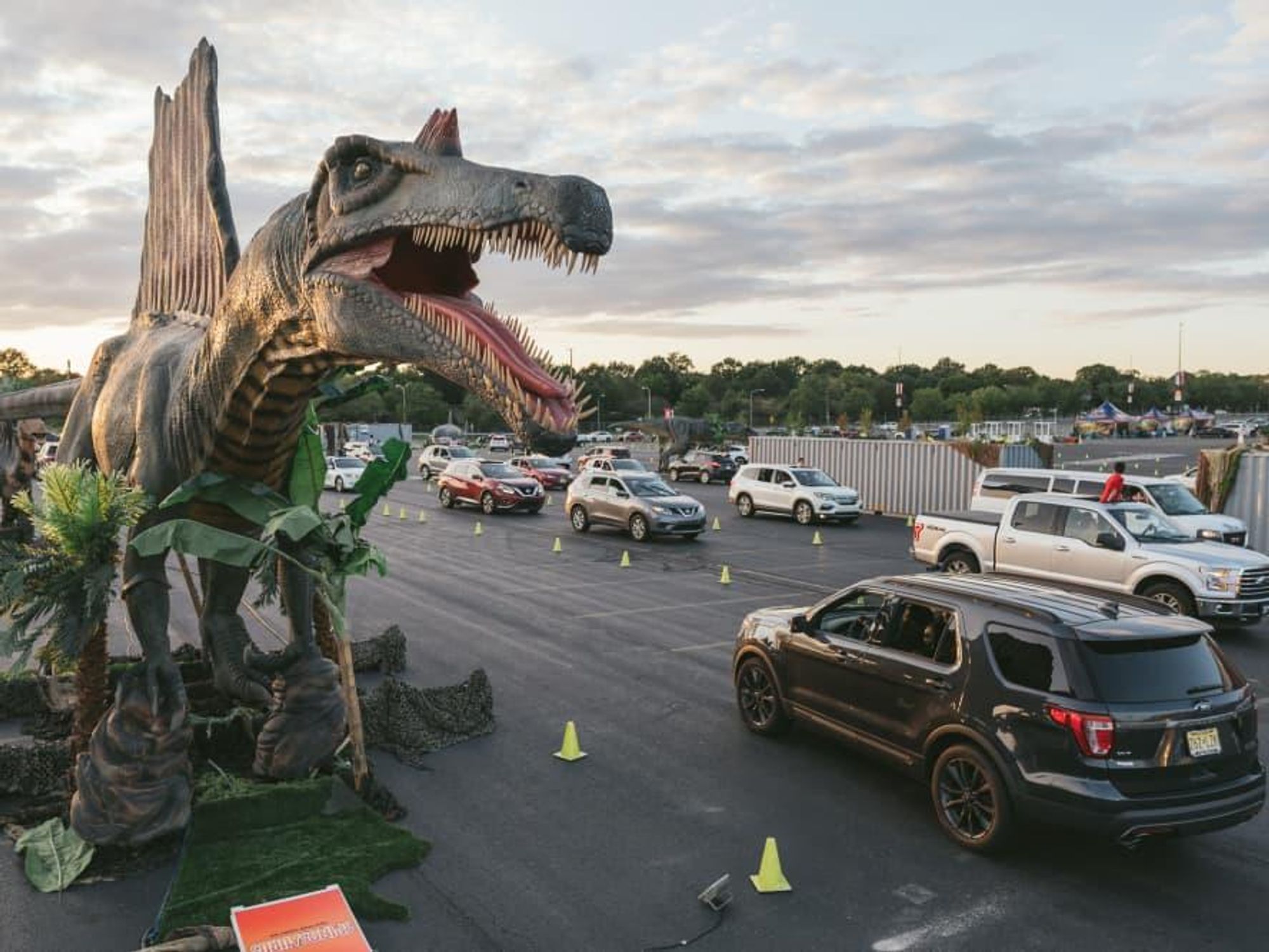 Drivethrough dinosaurs invade Austin with realistic roars and more