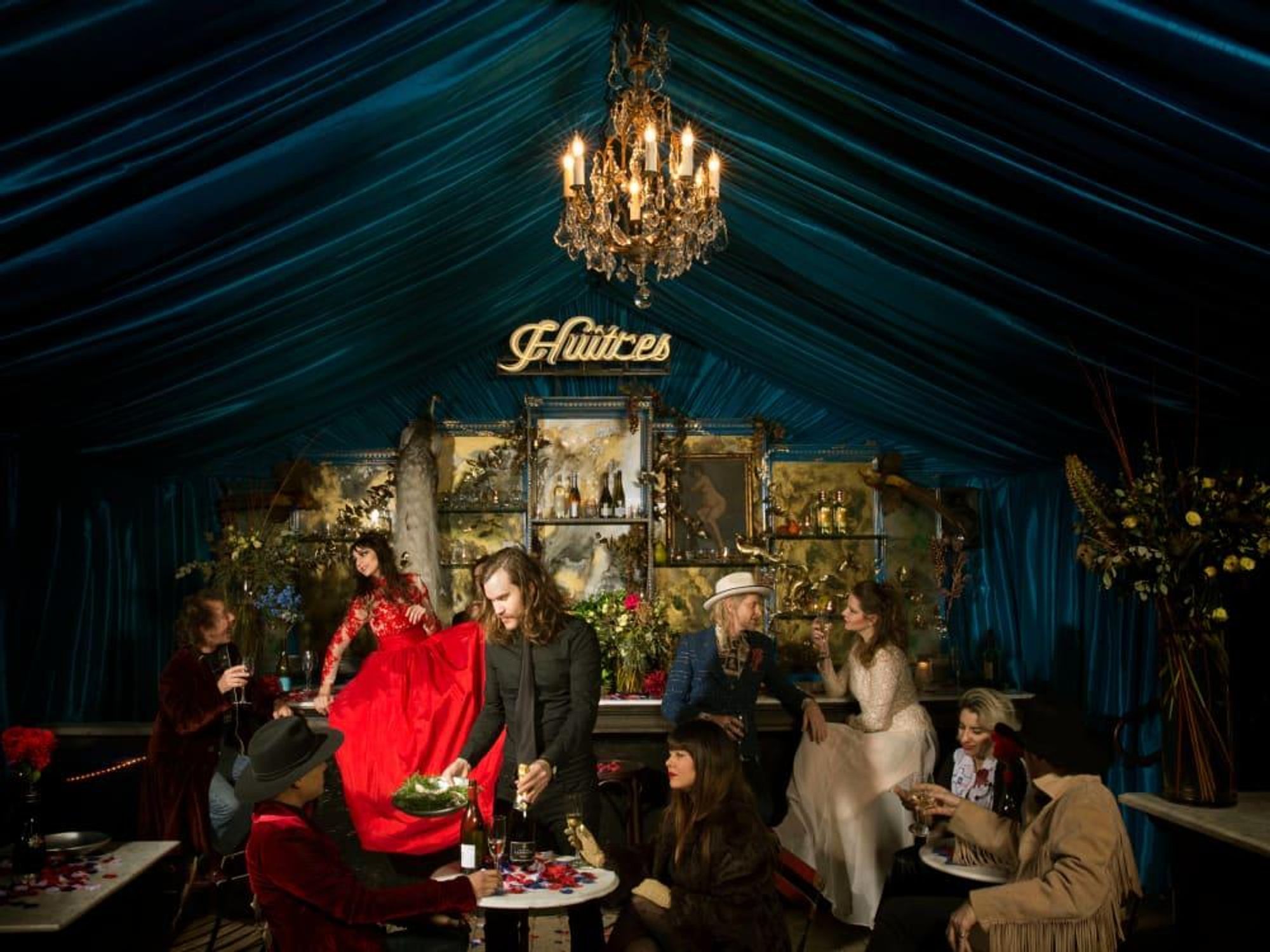 Justine's Brasserie Winter Tent Winter Tent oyster Bar à Huîtres