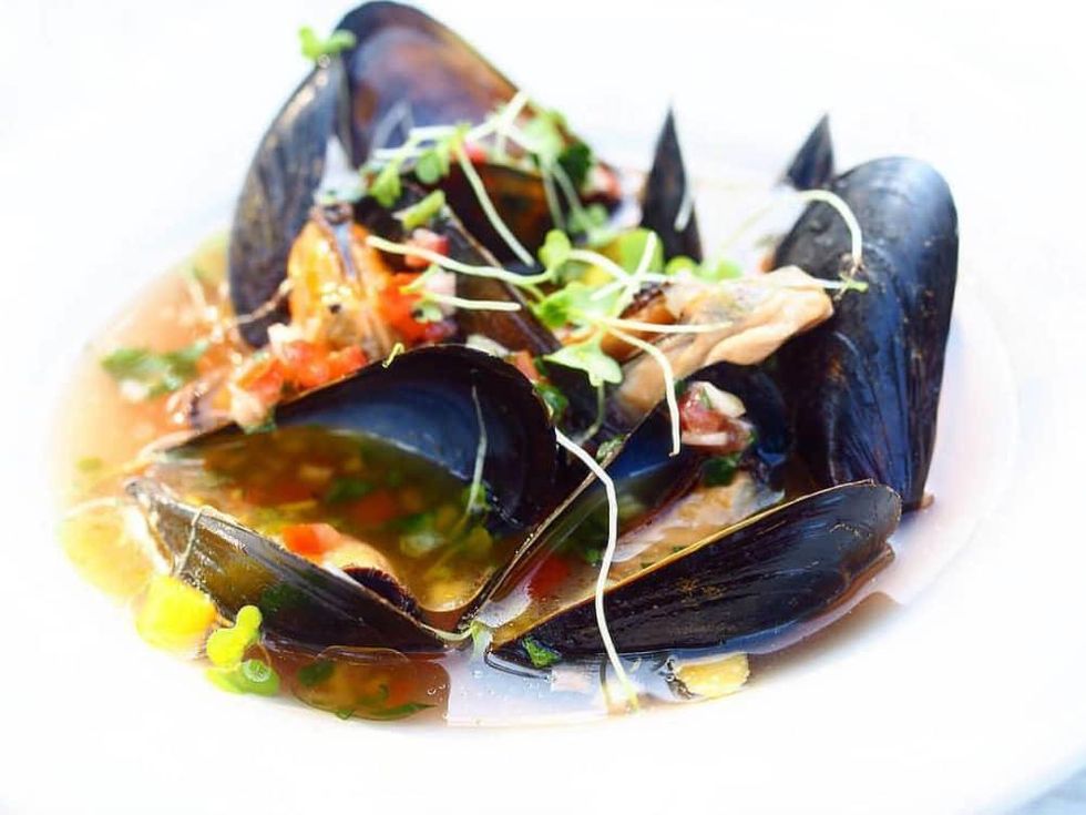 Justine's mussels appetizer