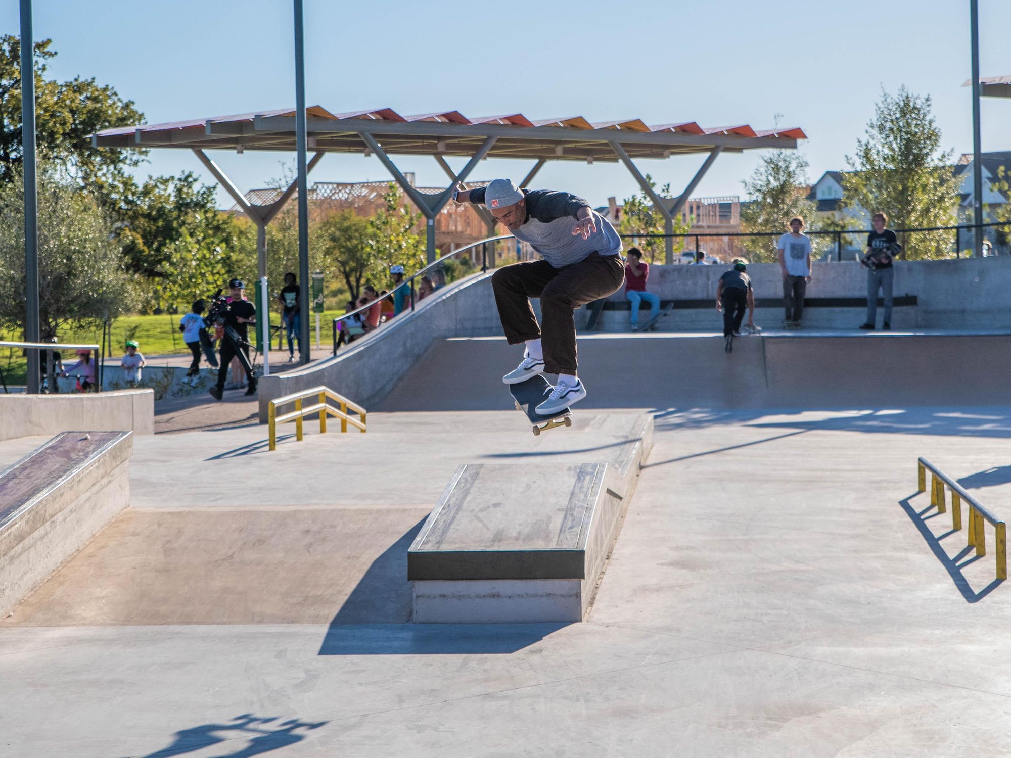 Kanten Russell Mueller Southeast Greenway Skate Park and Pump Track in Austin